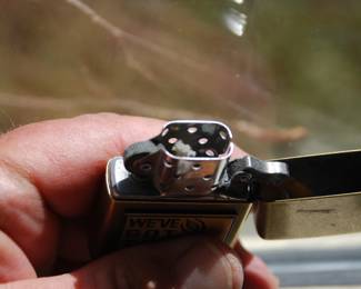 RARE RJR Tobacco Company employee Zippo- never fired