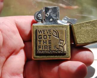 RARE RJR Tobacco Company employee Zippo- never fired