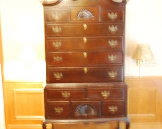 1800s Broken Arch High boy