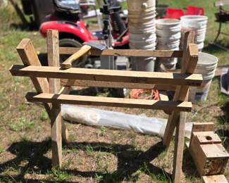 Buck Horse, used for cutting up logs