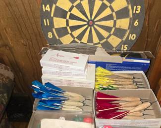 Professional Dart Boards and Tournament Darts, No. 1 and No. 2
