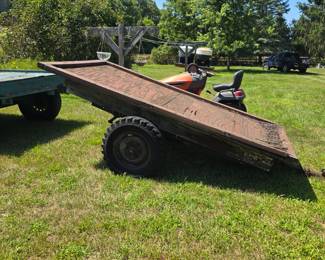 2 wheel Brown wagon, 9'x5', ball hitch