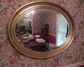 Large Oval Mirror