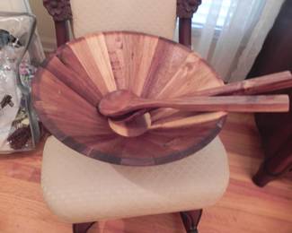 Teak MCM  Salad Bowl