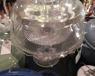 Cake Stand with Glass Lid
