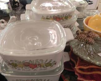 Corning ware with Lids