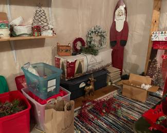 Christmas trees and Santa