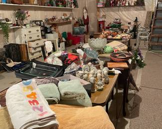 Basement full of huge housewares