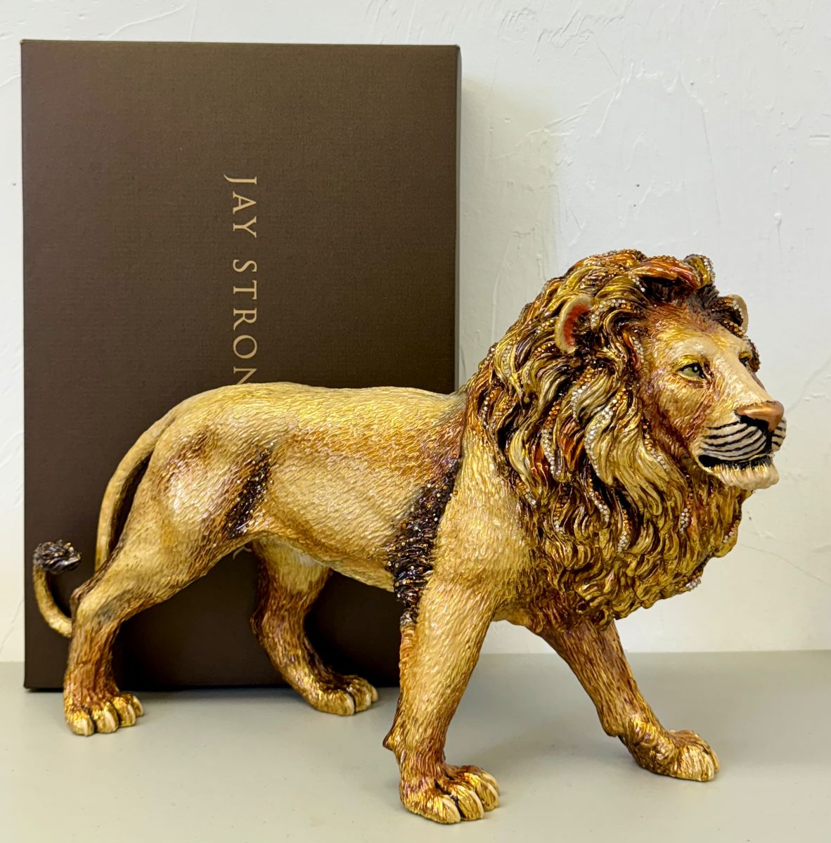 Item 54: Jay Strongwater Lion Limited Edition 243/300: $2995
