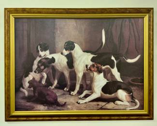 "Fox Hounds" Framed Print