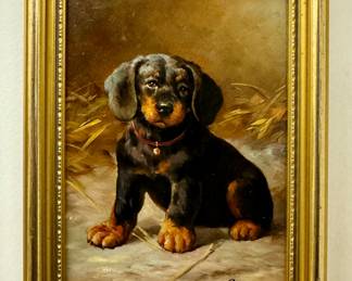 Oil on Canvas, Signed Byron