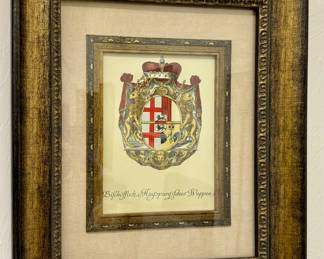 Coat of Arms Framed Print