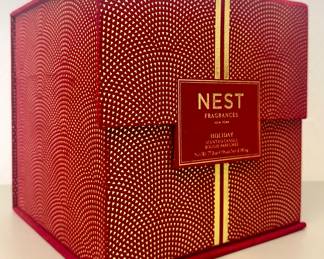 Item 27:  (2) New Nest Holiday Candle (77.2 oz):  $165/Each
