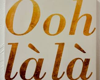 Stretched Canvas Ooh La La Print