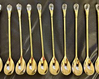 Gold Wash Espresso Spoons