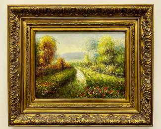 Oil on Canvas, Signed