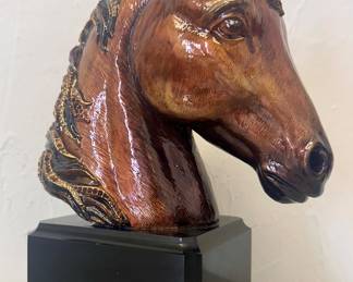 Item 38:  (2) Jay Strongwater Signed Horse Figurine Sculpture - 12":  $1495/Each