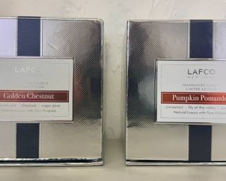 Item 23:  (2) New Lafco Candles (Golden Chestnut & Pumpkin Pomander):  $52/Both 