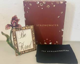 Item 4:  Jay Strongwater Tulip 3" x 4" Picture Frame:  $245