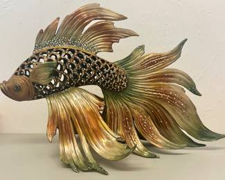 Item 51:  Jay Strongwater Namoko Fighting Fish:  $1650