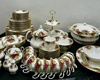 Royal Albert "Old Country Rose" China Set