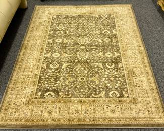 Antiqua Brown & Cream Rug - 5'2" x 7'2"