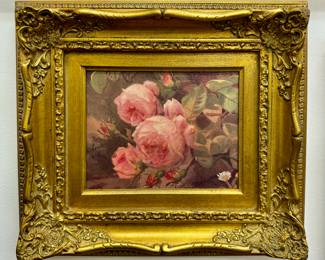 "Roses" Oil on Board