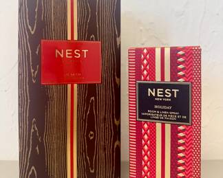 Item 43:  New Nest Hearth Diffuser & Holiday Room & Linen Spray:  $36/Each