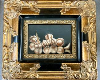 "Garlic" Oil on Canvas, Signed