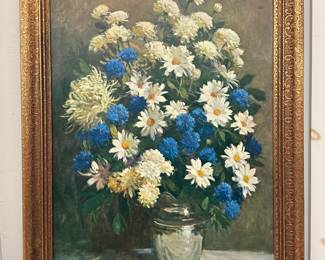 Oil on Canvas, Signed