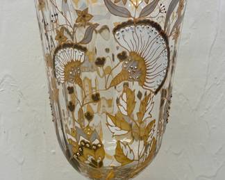 Item 40:  Jay Strongwater Arabella Floral Vase with Swarovski Crystals - 11.75":  $425