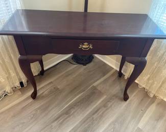 Table desk w drawer $125.00. 40”w 14.5”d 28”t