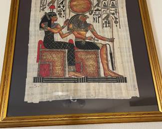 Paintings on papyrus from Egypt $60 each