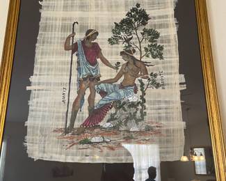 Paintings on papyrus from Egypt $60 each