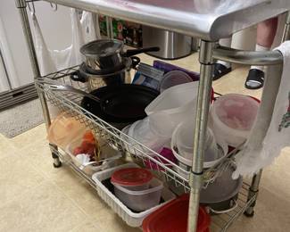 Stainless Kitchen Island 34” L 20”d 33” t