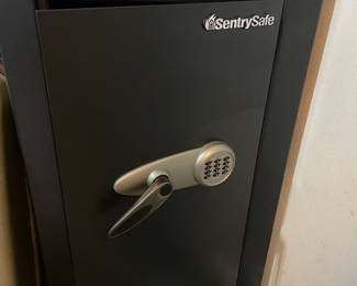 Sentry Safe programable code change on wheels 37”t 22”w 19”d