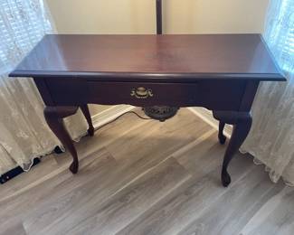 Table desk w drawer $125.00. 40”w 14.5”d 28”t