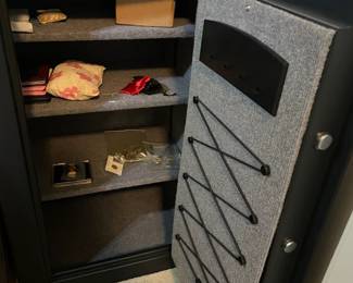 Sentry Safe programable code change on wheels 37”t 22”w 19”d