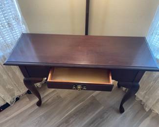 Table desk w drawer $125.00. 40”w 14.5”d 28”t