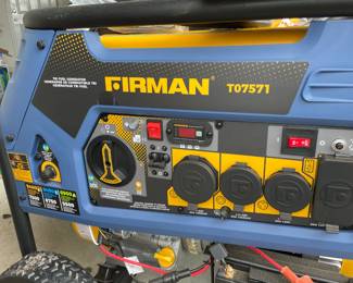 Firman Generator, like New used 3 minutes when purchased. Runs on Gas or Propane