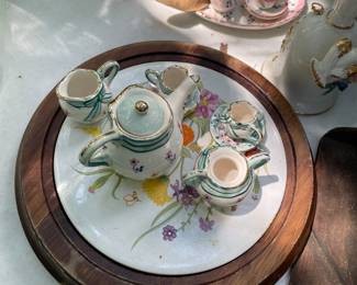 Miniature kids tea set 