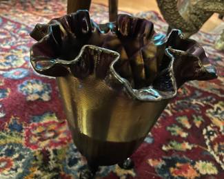 Antique Lusterware trinket dish