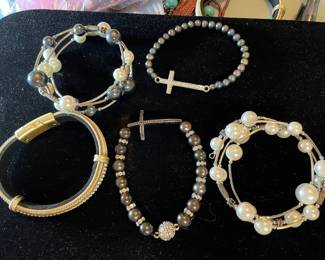 Pearl bracelets