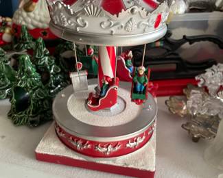 Christmas carousel music box 