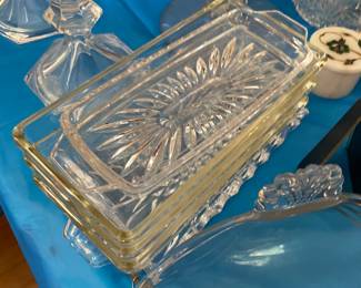 etched glass rectangular plates