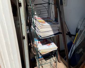 Wire frame shelves 