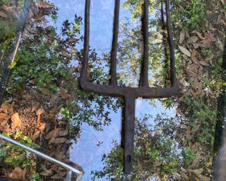 Antique fishing spear 