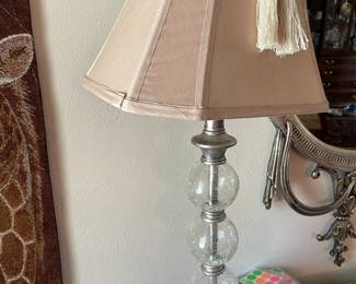 glass globes table lamp