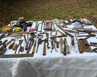 Antique hand tools 
