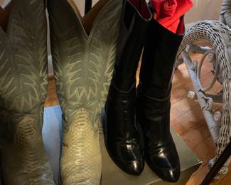 Cowgirl boots and vintage Graye boots 